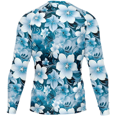 Chokefish™ Long Sleeve Rashguard Floral Men's Shirt-009